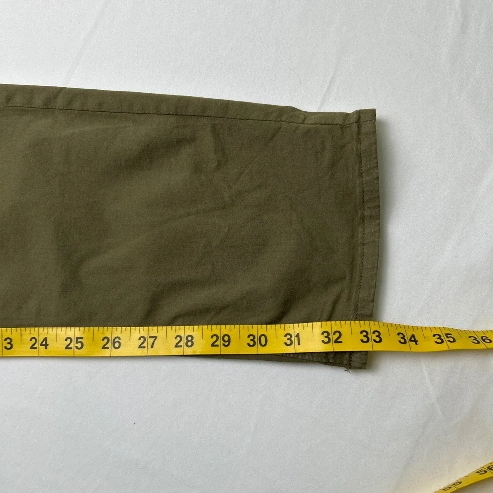Banana Republic Mens Slim Fit 5-Pocket Stretch Pants Size 32x34 Olive Green